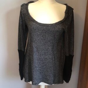 Free people sweater with knit wrists